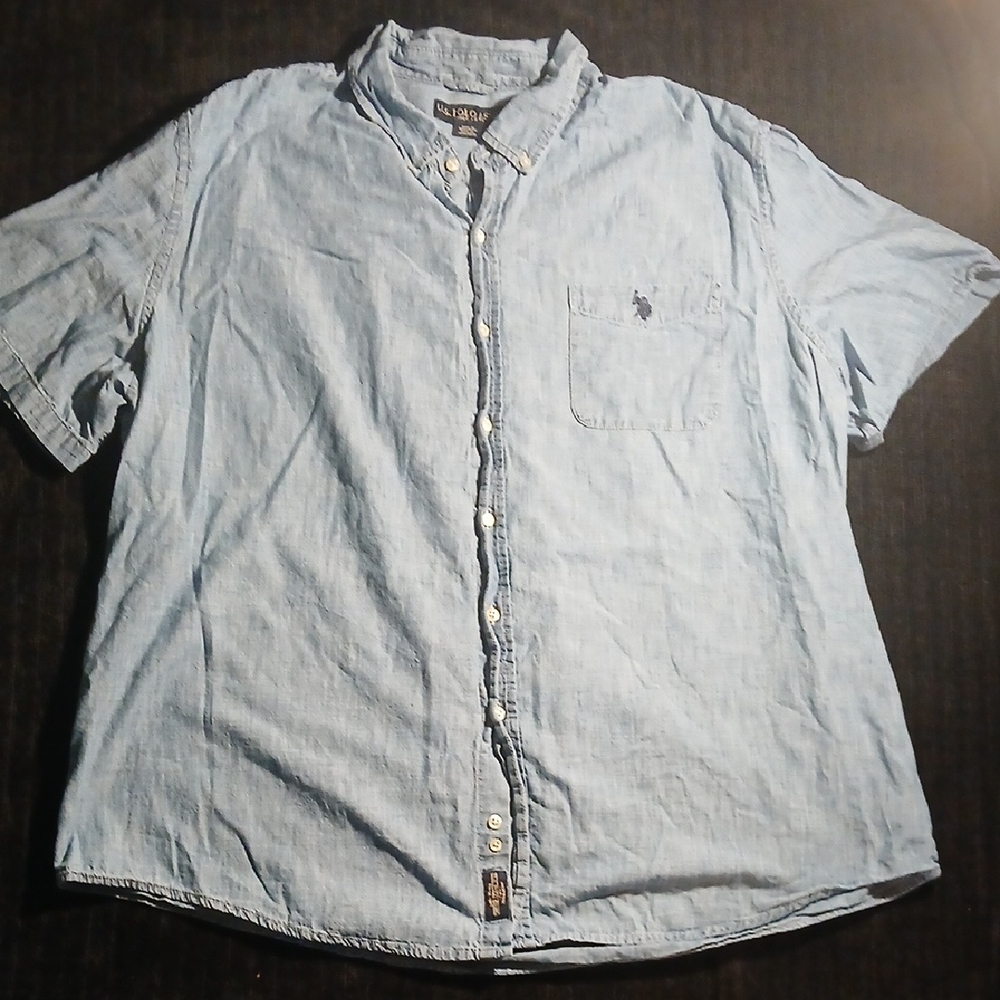 U.S. Polo Assn. Light Blue Casual Button Down Shirt